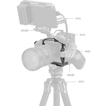 SmallRig 5187 - klatka, przykład użycia z akcesoriami